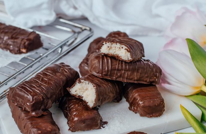 Homemade bounty bars