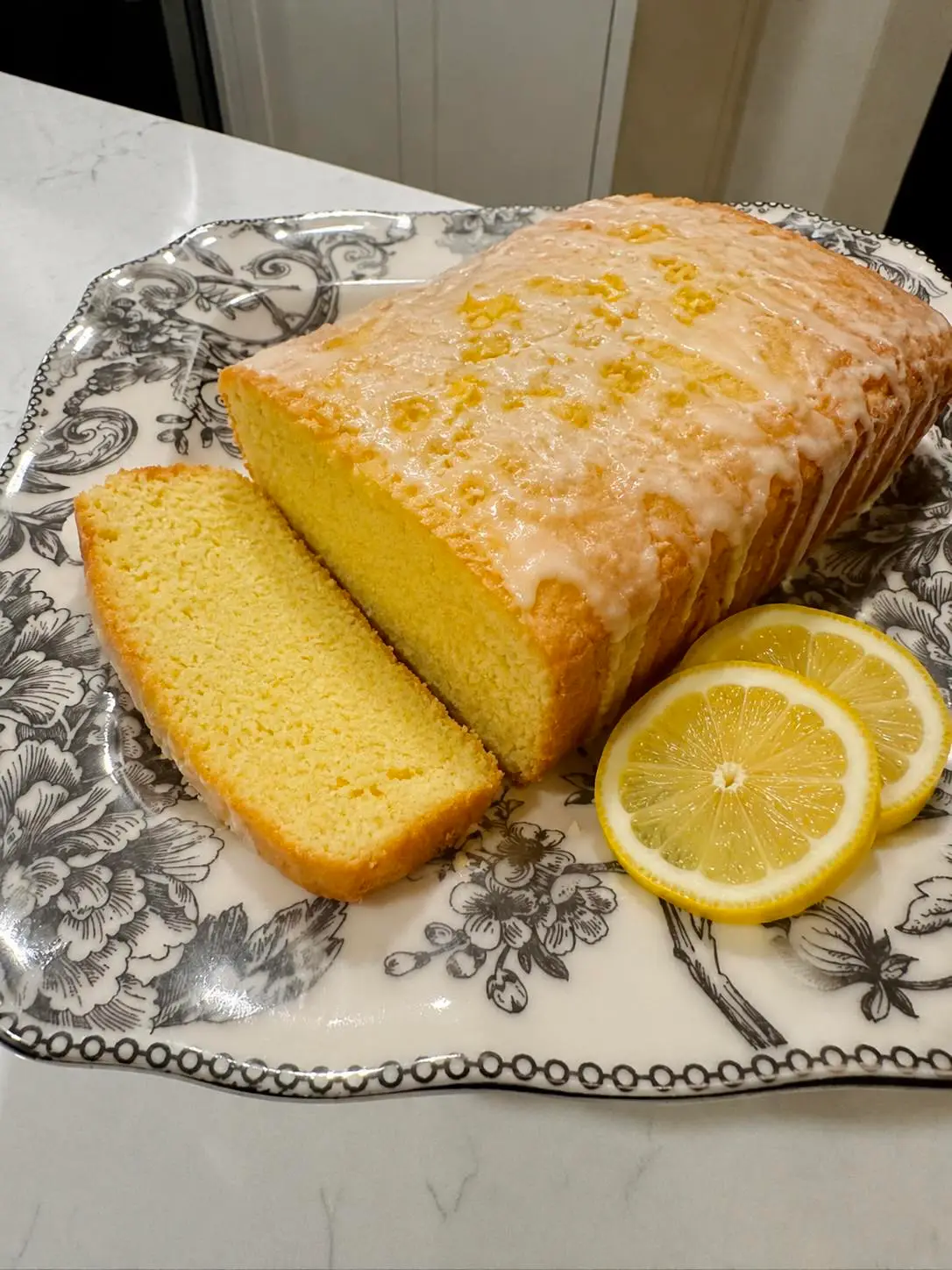 3-Ingredient Sourdough Lemon Cake