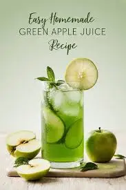 Homemade Green Apple Juice Recipe