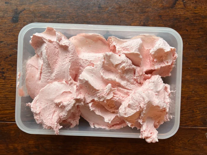 High-Protein Thermomix Strawberry Ice Cream (Healthy + Creamy)