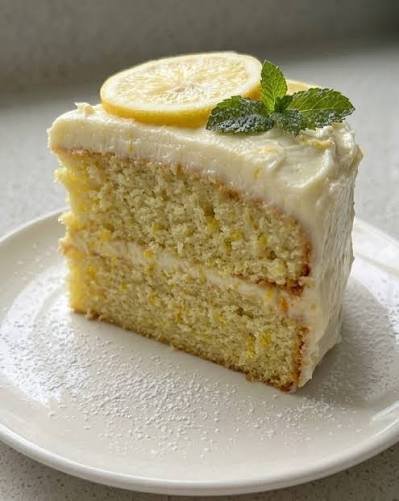 Soft & Moist Lemon Cake Recipe